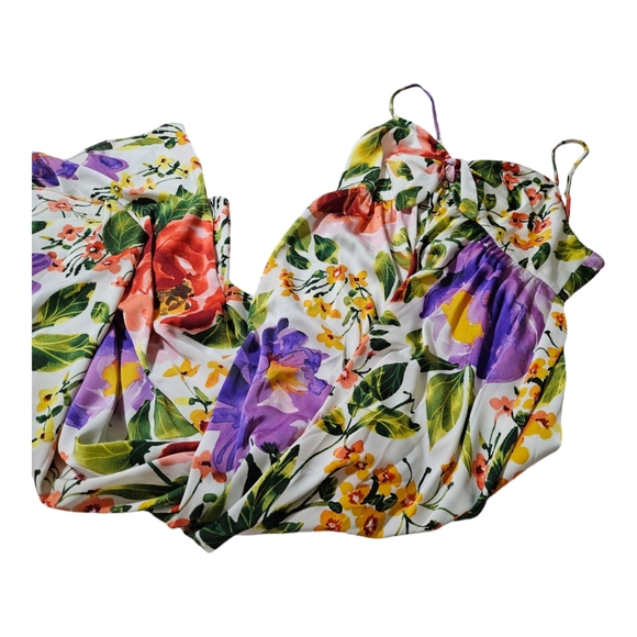 London Times floral sleeveless maxi dress size 10 - Picture 8 of 13